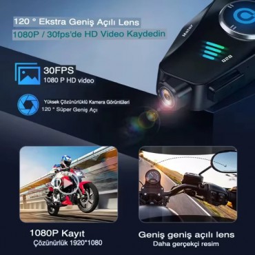 Q28 Kameralı Motosiklet Kask Kulaklığı 