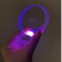 3 Modlu Pilli LED Işıklı Esnek Parti Bilekliği Mor