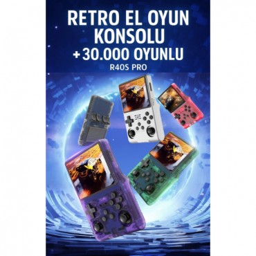 Retro Oyun El Konsolu R40S Pro 