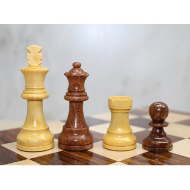 Mıknatıs Taşlı Ahşap Katlanabilir Kutulu Satranç Oyunu 40 Cm 