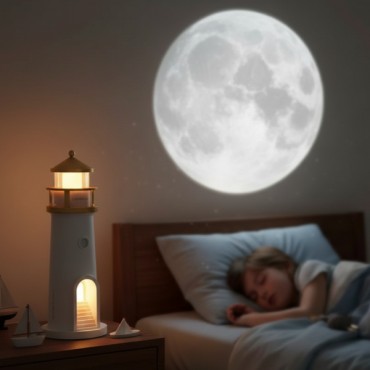 Deniz Feneri Projektör Gece Lambası  Deniz Feneri Projektör Gece Lambası