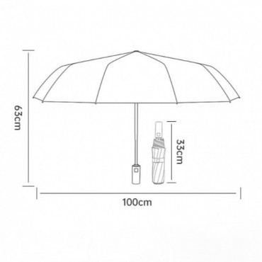 Siyah El Fenerli Şemsiye 