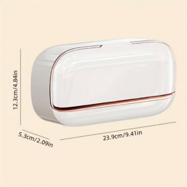 Kapaklı Ve Drenaj Bölmeli Duvara Monte Sabunluk 