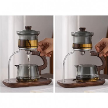 Otomatik Manyetik Borosilikat Demlik Seti 