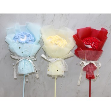 El Örgüsü Tekli Çiçek Buketi 