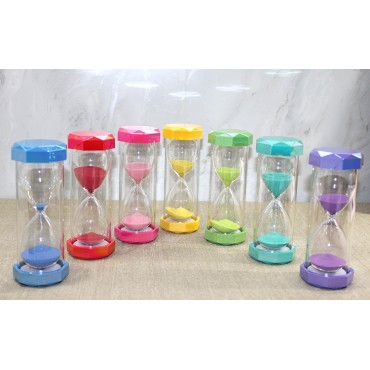 Plastik Çerçeveli Renkli 30 Dk Kum Saati 