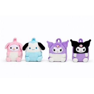 Peluş Kuromi My Melody ve Cinnamoroll Sırt Çantası 
