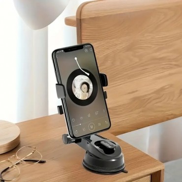 360 Derece Dönebilen Vakumlu Araç Telefon Tutucu 