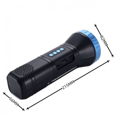 Güneş Enerjili Bluetooth Radyo Özellikli Kamp El Feneri 