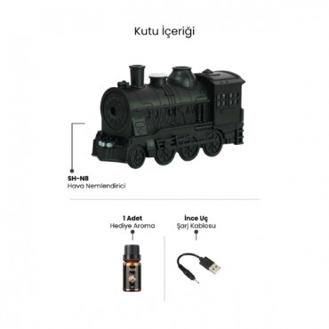 Tren Görünümlü Hava Nemlendirici 