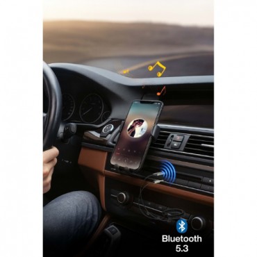 Kablosuz Aux Bluetooth 5.3 Tak Çalıştır Araç Kiti Telefon Ve Müzik Dinleme