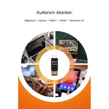 USB To Type-C Kart Okuyucu