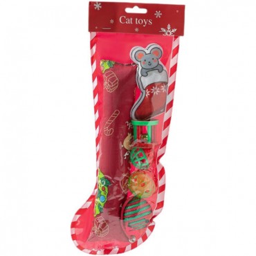 Yılbaşı Konseptli Kedi Oyuncak Seti 