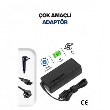 12V 5A 5.5 * 2.5mm 60W Led ve Modem Adaptörü