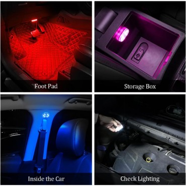 Dokunmatik Mini 6 LED RGB Işık 