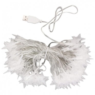 Yıldız Tasarımlı 20 LED USB Aydınlatma 