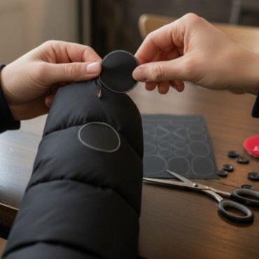 Siyah Yapışkanlı Yama Tamir Bantları 