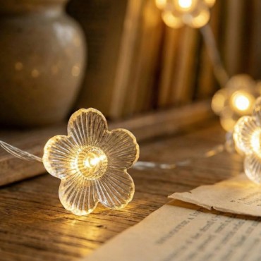 Çiçek Tasarımlı 20 LED USB Aydınlatma 