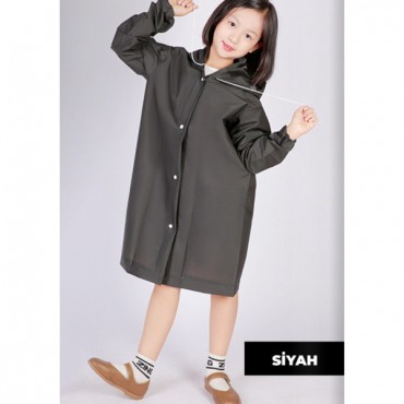 Kapüşonlu Çocuk Yağmurluk 