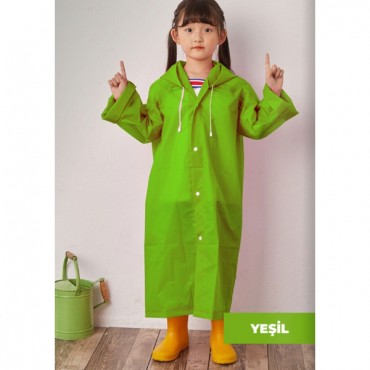 Kapüşonlu Çocuk Yağmurluk 