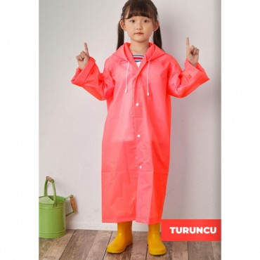 Kapüşonlu Çocuk Yağmurluk 