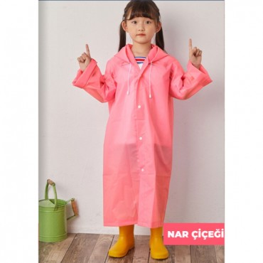 Kapüşonlu Çocuk Yağmurluk 