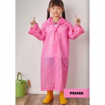 Kapüşonlu Çocuk Yağmurluk 
