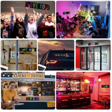 Kişiselleştirilebilir LED Araç Ekranı 