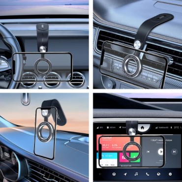 Kompakt Dayanıklı Manyetik Araç İçi Telefon Tutucu 