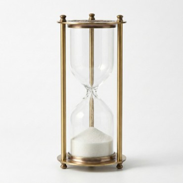 Dekoratif Cam Kum Saati 7x18 cm 