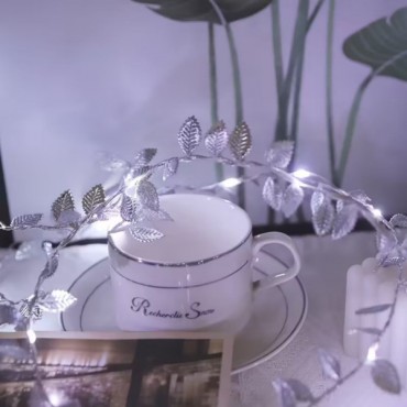 3 Metre Yaldızlı Gümüş LED Işık 