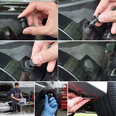 Çok Amaçlı Plastik Bağlantı Klipsi Seti 100 Parça 