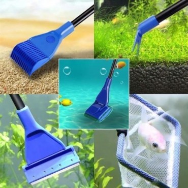 5'i 1 Arada Akvaryum Tankı Temizleme Seti