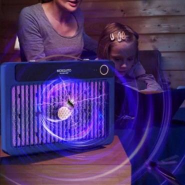 4000mAh Şarj Edilebilir Kablosuz Yüksek Güçlü Elektrikli Sivrisinek Öldürücü 