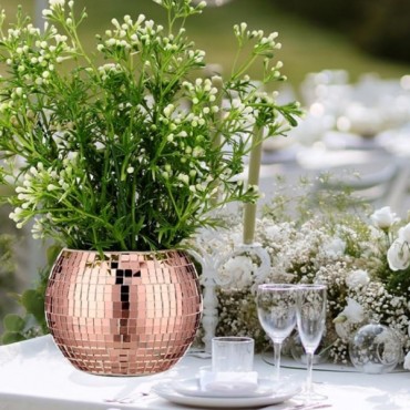 Kendinden Yapışkanlı Aynalı Kare Bronz Sticker 30x30 Cm