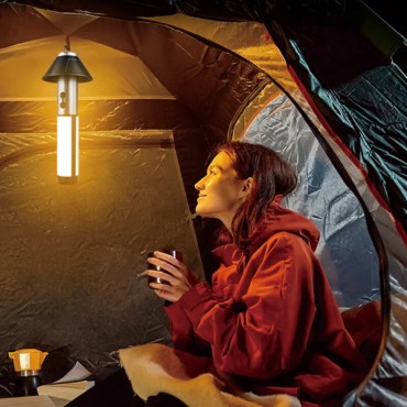 Teleskopik Şarj Edilebilir Çadır Kamp Işığı