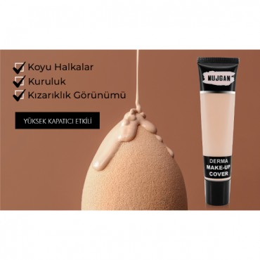 3'lü Derma Porselen Makyaj Tüp Kapatıcı Seti