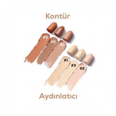 3'lü Çift Uçlu Stick Kapatıcı Seti