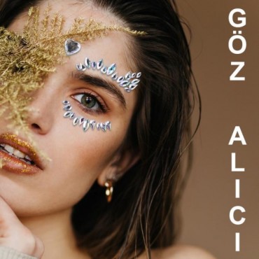 Gümüş Taşlı Makyaj Yüz Süsü