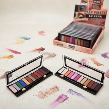 12'li Far Paleti - 2'li Set