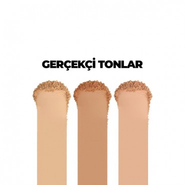 3'lü Profesyonel Mat Pudra Seti