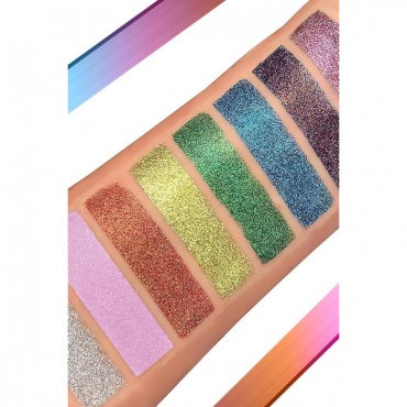 8 Renk Yaz Glitter Far Paleti - 2'li Set