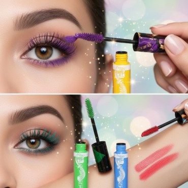 6'lı Renkli Maskara Seti