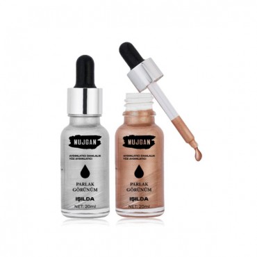 2'li Damlalık Şişeli Likit Aydınlatıcı Highlighter Seti