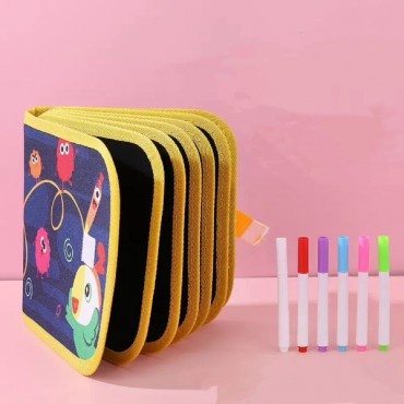 Temizlenebilir Renkli Çizim Defteri 