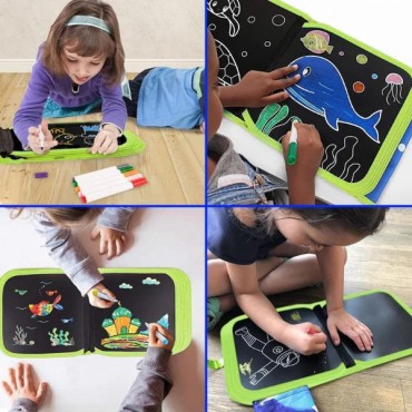 Temizlenebilir Renkli Çizim Defteri 