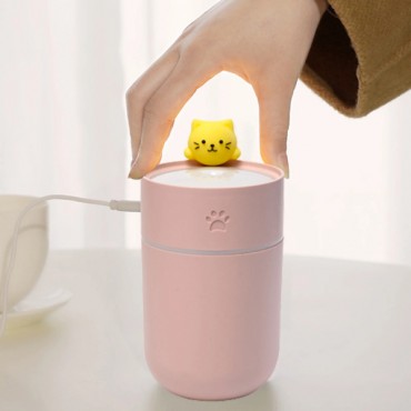 Isınan Kedi Mini USB Sessiz Hava Nemlendiricisi