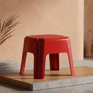 Dayanıklı Plastik Alçak Tabure 