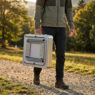 4 Sandalyeli Katlanabilir Masa Seti