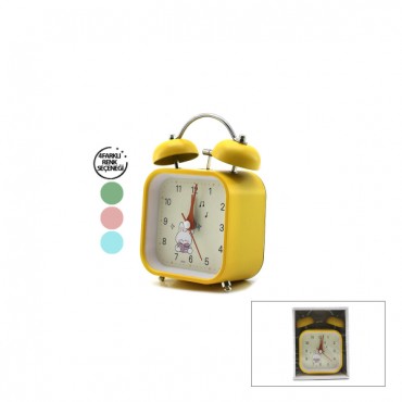 Renkli Kare Masa Çalar Saati